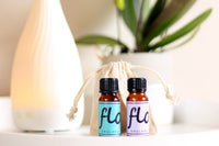 hand blended pure essential oils for aroma diffusers UK - aroma diffuser oils UK - night and day essential oil blend duo