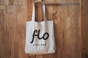 cotton tote bag - flo - aromas by flo - cotton shopper bag